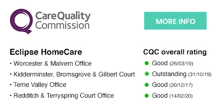 Eclipse Home Care is registered with the Care Quality Commission